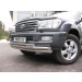 Руссталь LHZ-000450 защита переднего бампера d 63/63/42 на Toyota Land Cruiser 100 1998-2007