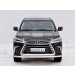 Руссталь LLX4Z-002512 защита переднего бампера d63 секция-75х42 дуга на Lexus LX450d-LX570 2015 (кроме F-Sport)