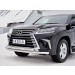 Руссталь LLX4Z-002514 защита переднего бампера d63 секция-d63 дуга на Lexus LX450d-LX570 2015 (кроме F-Sport)