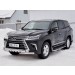 Руссталь LLX4Z-002515 защита переднего бампера d63 дуга-d63 секции+клыки на Lexus LX450d-LX570 2015 (кроме F-Sport)