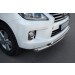 Руссталь LLXZ-000861 защита переднего бампера d76/75х42 на Lexus LX 570 2012-