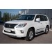 Руссталь LLXZ-000864 защита переднего бампера d75x42/42 на Lexus LX 570 2012-