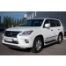 Руссталь LLXZ-000865 защита переднего бампера d75x42/75х42 овалы на Lexus LX 570 2012-