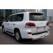 Руссталь LLXZ-000869 защита заднего бампера d76/d42 (ступень) на Lexus LX 570 2012-