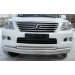 Руссталь LLZ-000267 защита переднего бампера d63/63/42 (секции) на Lexus LX 570 2007-2011