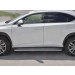 Руссталь LNX3L-0029422 пороги труба d42 с листом (лист алюм, проф.сталь) (вариант 2) на Lexus NX300 2017-