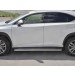 Руссталь LNX3L-0029423 пороги труба d42 с листом (лист нерж, проф. нерж) (вариант 3) на Lexus NX300 2017-