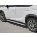 Руссталь LNX3L-0029423 пороги труба d42 с листом (лист нерж, проф. нерж) (вариант 3) на Lexus NX300 2017-