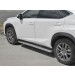 Руссталь LNX3L-0029423 пороги труба d42 с листом (лист нерж, проф. нерж) (вариант 3) на Lexus NX300 2017-