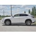 Руссталь LNX3L-0029423 пороги труба d42 с листом (лист нерж, проф. нерж) (вариант 3) на Lexus NX300 2017-