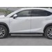 Руссталь LNX3O-002940 пороги труба 120х60 овал с проступью на Lexus NX300 2017-