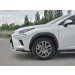 Руссталь LNX3Z-002934 защита переднего бампера d42 секции на Lexus NX300 2017-