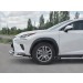 Руссталь LNX3Z-002936 защита переднего бампера d63 дуга-d63 уголки+клыки на Lexus NX300 2017-
