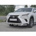 Руссталь LNX3Z-002936 защита переднего бампера d63 дуга-d63 уголки+клыки на Lexus NX300 2017-