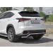 Руссталь LNX3Z-002945 защита заднего бампера  d42 волна на Lexus NX300 2017-
