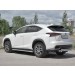 Руссталь LNX3Z-002947 защита заднего бампера d63 дуга-d42 дуга на Lexus NX300 2017-
