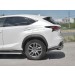 Руссталь LNX3Z-002947 защита заднего бампера d63 дуга-d42 дуга на Lexus NX300 2017-