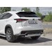 Руссталь LNX3Z-002947 защита заднего бампера d63 дуга-d42 дуга на Lexus NX300 2017-