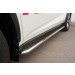 Руссталь LNXT-0021401 пороги труба d42 с листом (вариант 1) на Lexus NX200t F Sport 2015-