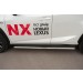 Руссталь LNXT-0021401 пороги труба d42 с листом (вариант 1) на Lexus NX200t F Sport 2015-