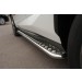 Руссталь LNXT-0021402 пороги труба d42 с листом (вариант 2) на Lexus NX200t F Sport 2015-