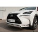 Руссталь LNXZ-002137 защита переднего бампера d75х42 (дуга) на Lexus NX200t F Sport 2015-