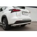 Руссталь LNXZ-002144 защита заднего бампера d63 (секции) на Lexus NX200t F Sport 2015-