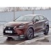 Руссталь LNXZ-002573 защита переднего бампера d75х42 дуга на Lexus NX 200 2014 (кроме F-Sport) 