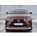 Руссталь LNXZ-002578 защита переднего бампера d63 секции-d75х42 дуга на Lexus NX 200 2014 (кроме F-Sport) 