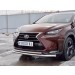 Руссталь LNXZ-002579 защита переднего бампера d63 секции-d42 дуга на Lexus NX 200 2014 (кроме F-Sport) 