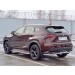 Руссталь LNXZ-002583 защита заднего бампера d42 секции с надписью на Lexus NX 200 2014 (кроме F-Sport) 