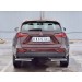 Руссталь LNXZ-002587 защита заднего бампера уголки d42 секции на Lexus NX 200 2014 (кроме F-Sport) 