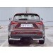 Руссталь LNXZ-002588 защита заднего бампера уголки d63 секции на Lexus NX 200 2014 (кроме F-Sport) 