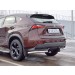 Руссталь LNXZ-002588 защита заднего бампера уголки d63 секции на Lexus NX 200 2014 (кроме F-Sport) 