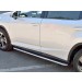 Руссталь LRX2L-0023733 пороги труба d42 С листом (лист нерж, проф. нерж) (вариант3) на Lexus RX200t 2015-