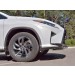 Руссталь LRX2Z-002368 (кроме F-Sport) защита переднего бампера 75х42 дуга на Lexus RX200t 2015-