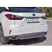 Руссталь LRX2Z-002374 защита заднего бампера d63 дуга на Lexus RX200t 2015-