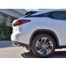 Руссталь LRX2Z-002374 защита заднего бампера d63 дуга на Lexus RX200t 2015-