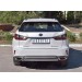 Руссталь LRX2Z-002375 защита заднего бампера 75х42 дуга на Lexus RX200t 2015-