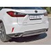 Руссталь LRX2Z-002375 защита заднего бампера 75х42 дуга на Lexus RX200t 2015-