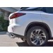 Руссталь LRX2Z-002376 защита заднего бампера d63 волна на Lexus RX200t 2015-