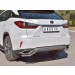 Руссталь LRX2Z-002377 защита заднего бампера d42 волна на Lexus RX200t 2015-