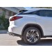 Руссталь LRX2Z-002378 защита заднего бампера d42 волна под машину на Lexus RX200t 2015-