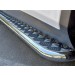 Руссталь LRX3L-0032241 пороги труба d42 С листом (лист алюм, проф. нерж) (вариант 1)на Lexus RX 350L (not F-Sport) 2018-