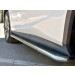 Руссталь LRX3L-0032243 пороги труба d42 С листом (лист нерж, проф. нерж) (вариант 3)на Lexus RX 350L (not F-Sport) 2018-