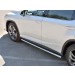 Руссталь LRX3O-003221 пороги труба 120х60 овал с проступью на Lexus RX 350L (not F-Sport) 2018-