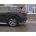 Руссталь LRX3Z-003227 защита заднего бампера d42 волна на Lexus RX 350L (not F-Sport) 2018-