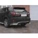 Руссталь LRX3Z-003229 защита заднего бампера уголки d63 секции на Lexus RX 350L (not F-Sport) 2018-