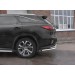 Руссталь LRX3Z-003229 защита заднего бампера уголки d63 секции на Lexus RX 350L (not F-Sport) 2018-