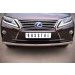 Руссталь LRXZ-000412 защита переднего бампера d75х42 овал на Lexus RX270-350-450 2009-